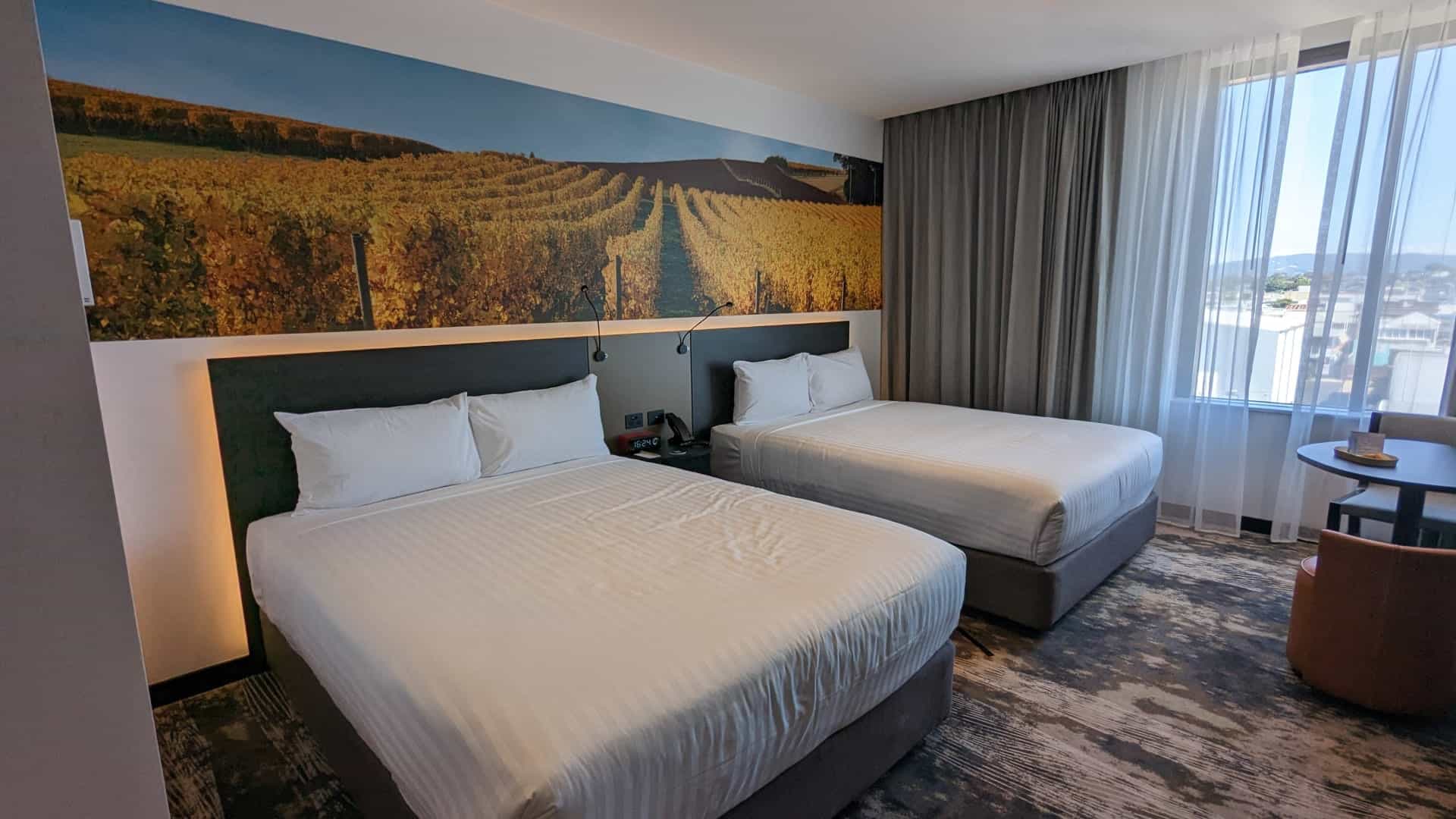 Novotel Devonport standard room with two queen beds review